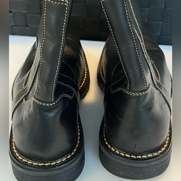 Cole Haan Nike Air Mosby Pull-On Boots Waterproof Black Nubuck Leather Men's 8M - Picture 5 of 11